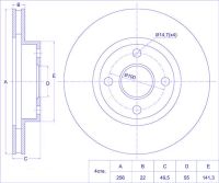 Диск тормозной TG-43512-12610/RN1458V *Ti•GUAR