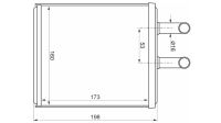 Радиатор отопителя салона TG-RIH0062/72130-AE000 * Ti•GUAR