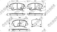 Тормозные колодки TG-7720/PN0772* Ti·GUAR