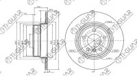 Диск тормозной TG-34211164911/RN1155*Ti•GUAR