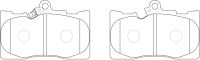 Тормозные колодки BP21547* SB NAGAMOCHI 