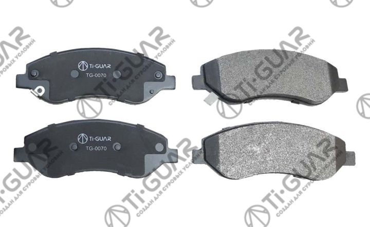 Тормозные колодки TG-0070 / PN6054 * Ti·GUAR Тормозные колодки TG-0070 / PN6054 * Ti·GUAR