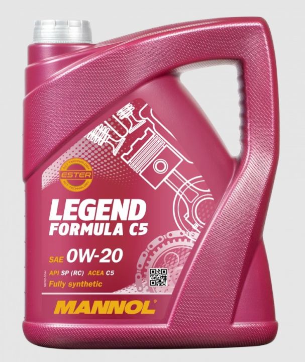 Mannol LEGEND Formula C5 SAE 0W20 5л синт. / 7921 (79215) 