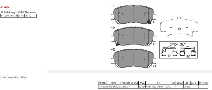 Тормозные колодки BP25000* SB NAGAMOCHI  Тормозные колодки BP25000* SB NAGAMOCHI