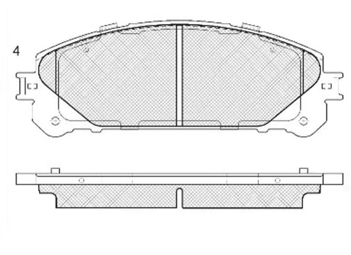 Тормозные колодки BP21845* SB NAGAMOCHI Тормозные колодки BP21845* SB NAGAMOCHI