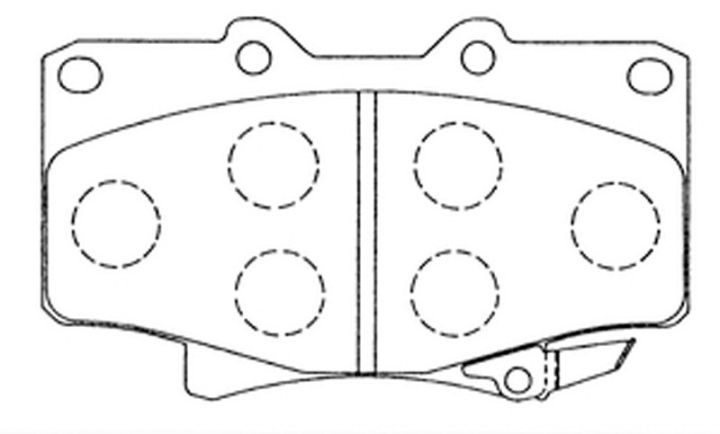 Тормозные колодки BP21242* SB NAGAMOCHI Тормозные колодки BP21242* SB NAGAMOCHI