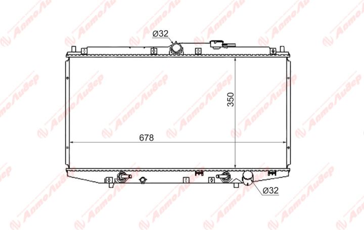 Радиатор HD-CF4-1216
