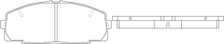 Тормозные колодки BP21237* SB NAGAMOCHI Тормозные колодки BP21237* SB NAGAMOCHI